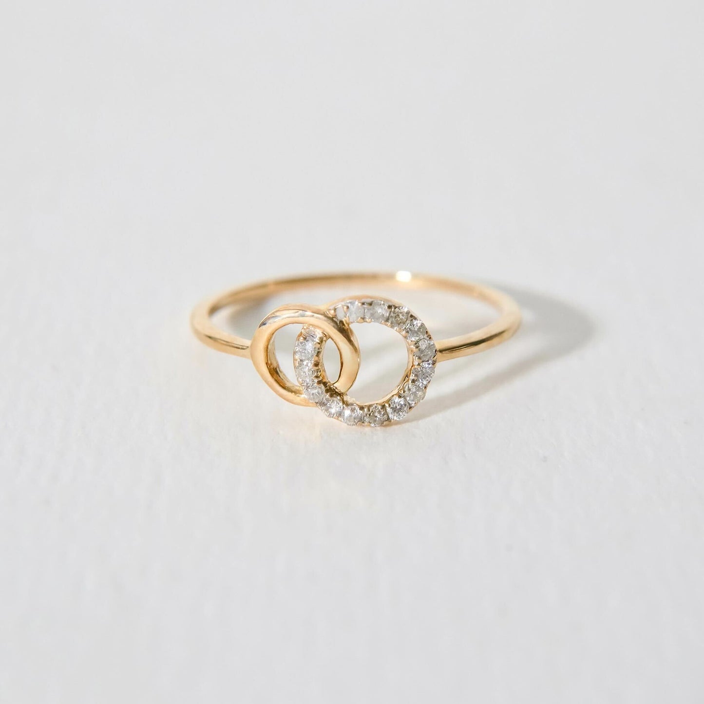 Double O Diamond Ring