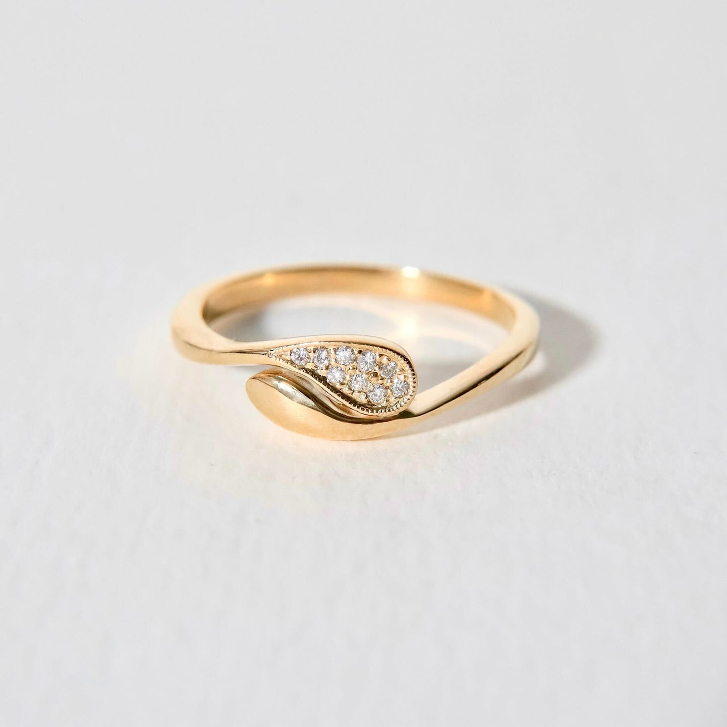 Yin Yang Diamond Ring