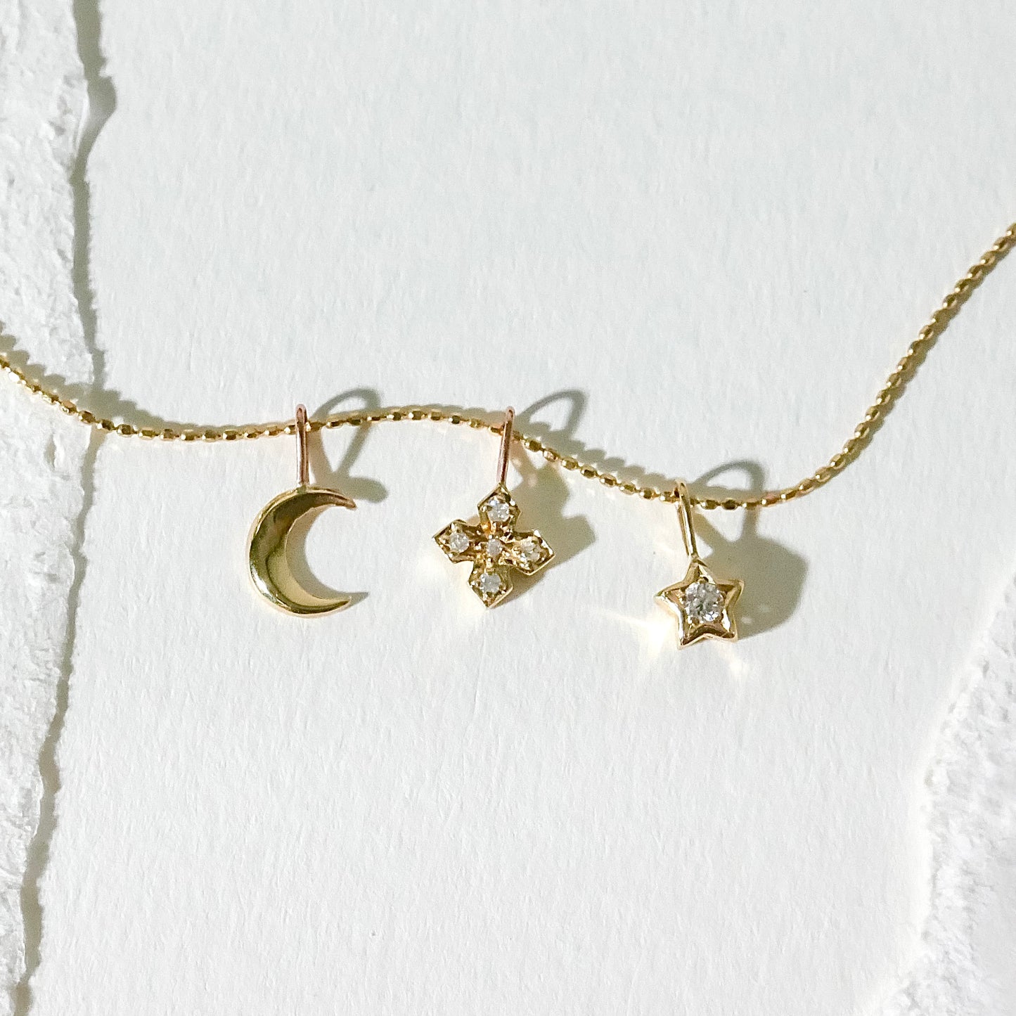 Tiny Crescent Pendant