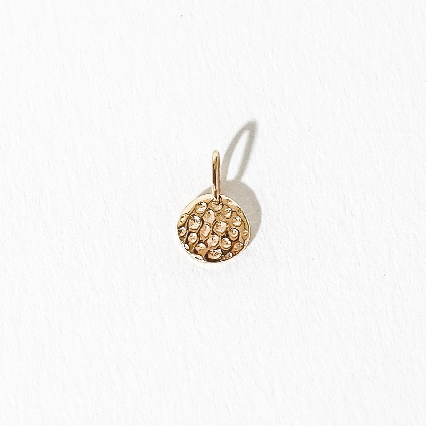 Hammered Gold Disk