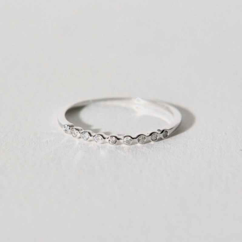 Dainty Half Eternity Ring