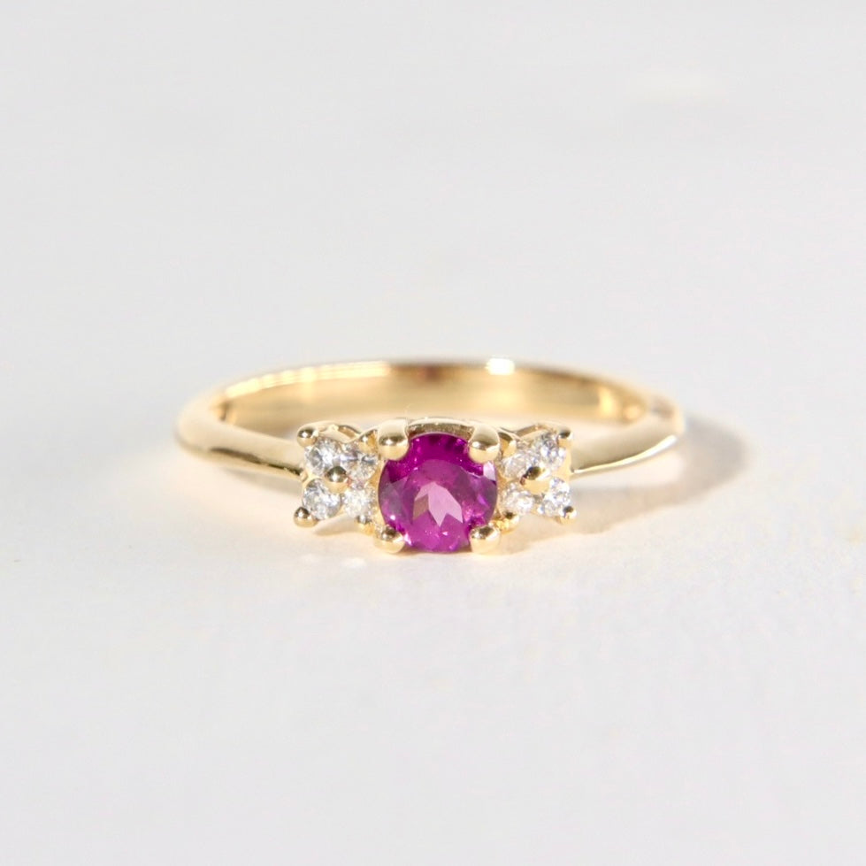 Rose Garnet Crush Ring (8)