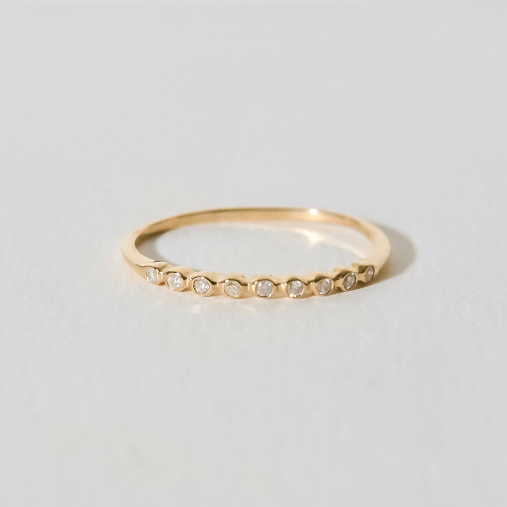 Dainty Half Eternity Ring