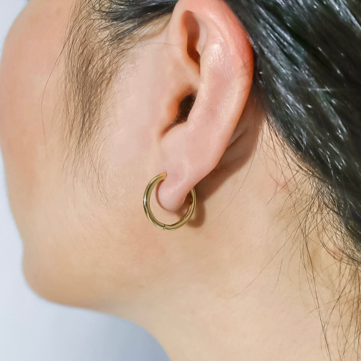 Gold Hoops 13mm