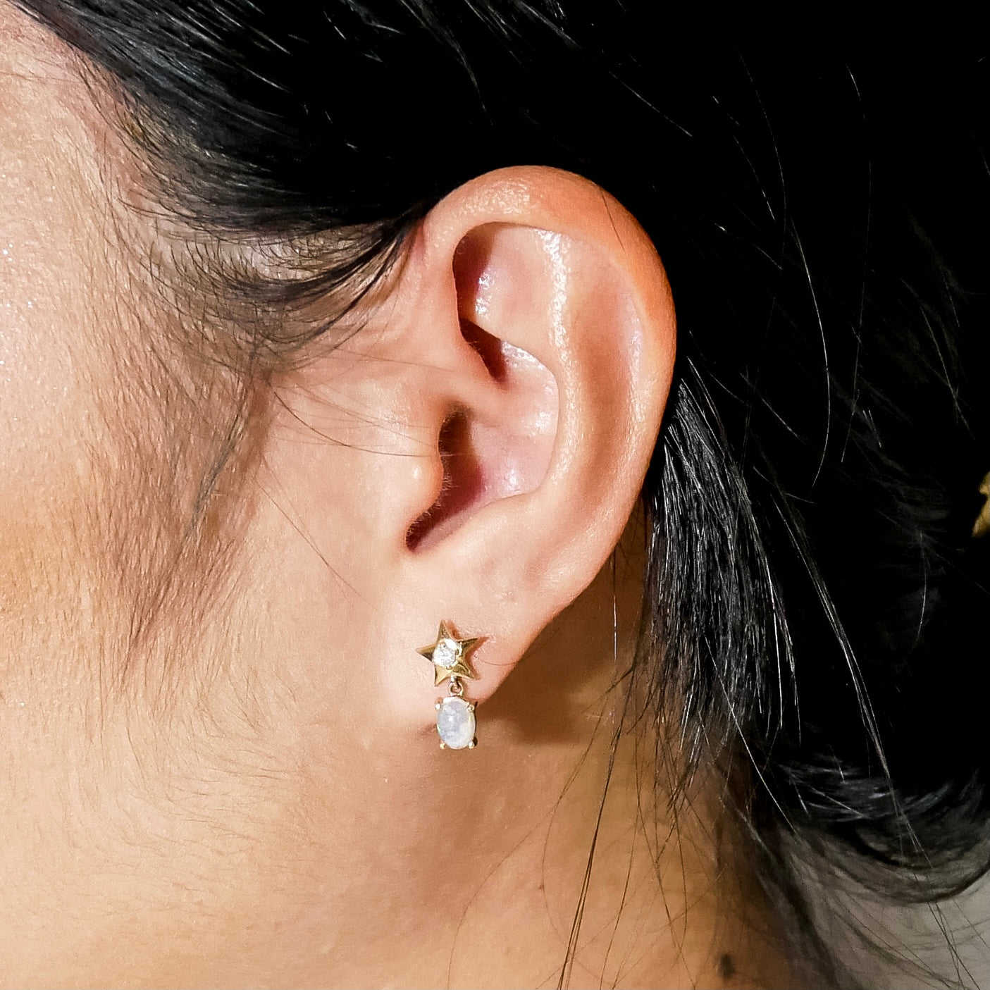 Mismatched De La Lune Earrings