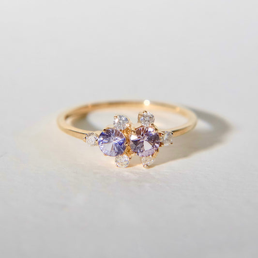 Mixed Sapphires Ring