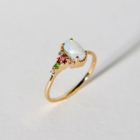 Mixed Opal Ring