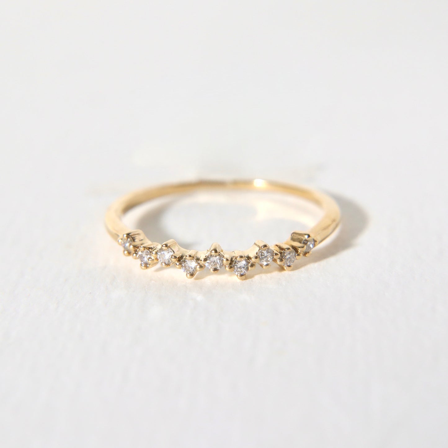 Pleiades Diamond Star Ring