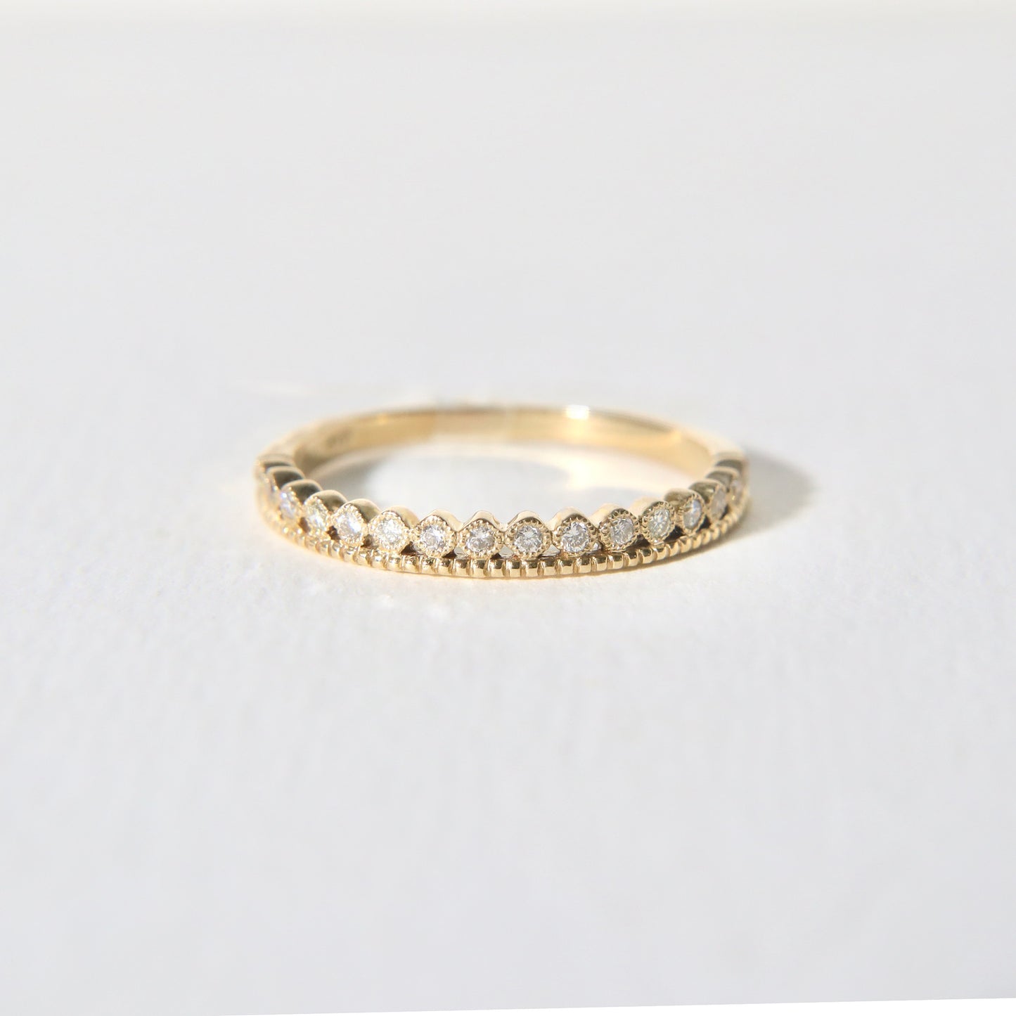 Half Eternity Art Deco Ring