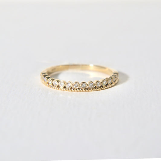 Half Eternity Art Deco Ring