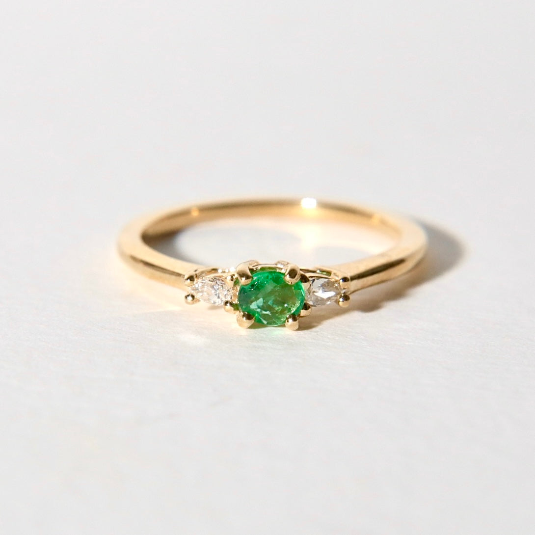 Embery Riddle Ring Darby Emerald Ring – Holiday Stunners