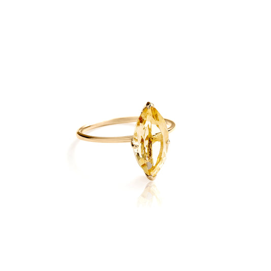 Solstice Citrine Ring