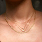 marmaris gold chain ice bar diamond pendent neclace and solitaire necklace